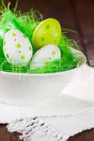 Eier im Nest / eggs in a easter basket