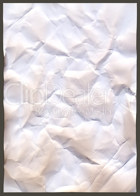 Crumpled paper