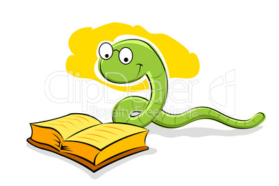 book with snake