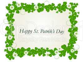 Happy St. Patrick card