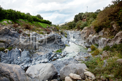 Gole dell?Alcantara auf Sizilien 838