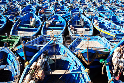 Fischerboote in Essaouira Marokko 291