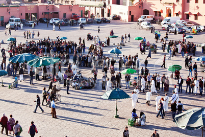 Marrakesch Platz Djemaa el Fna 206