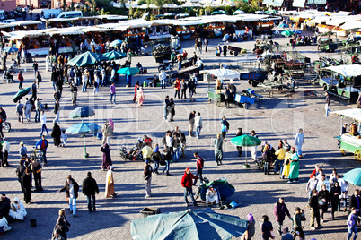 Marrakesch Platz Djemaa el Fna 201