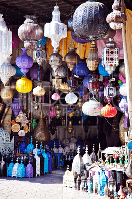 Lampengeschäft in Marrakesch 533