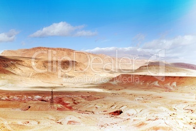 Marokko Landschaft mit Atlasgebirge 856