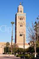 Koutoubia Moschee von Marrakesch 491