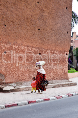 Stadtmauer von Marrakesch 307