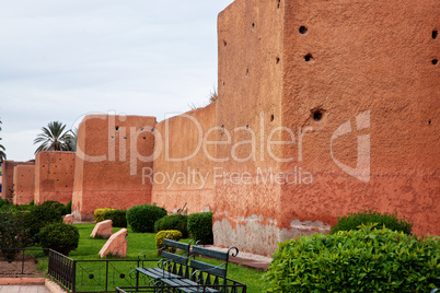 Stadtmauer von Marrakesch 308