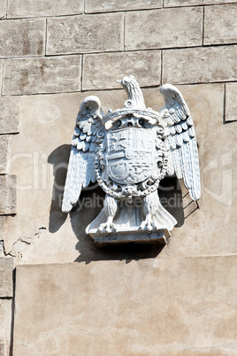 Wappen am Stadttor von Palermo 299