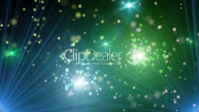 loopable background projector lights lens flares flying particles