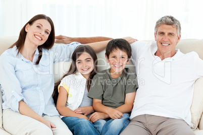Portrait of a smiling family
