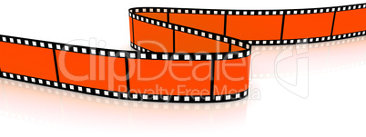 Colored 3d blank films zigzag
