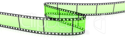 Colored 3d blank films zigzag