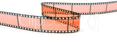 Colored 3d blank films zigzag