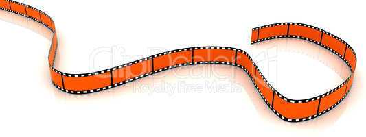Colored 3d blank film