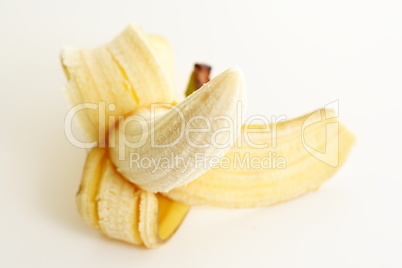 Geschälte Banane