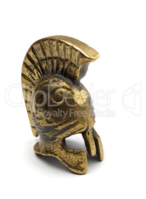 Bronze greek helmet