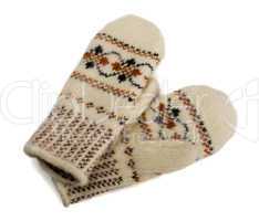 Woolen mittens