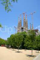 Sagrada Familia church, Barcelona, Spain