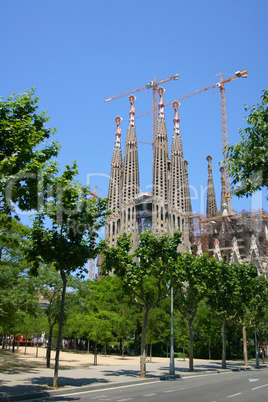 Sagrada Familia church, Barcelona, Spain