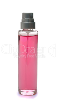 Pink perfume bottle