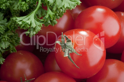 Small red tomatoes