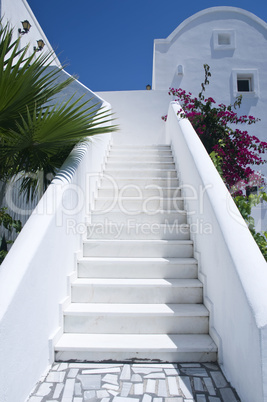 Whitewashed Steps