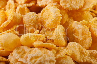 Goldish corn flakes