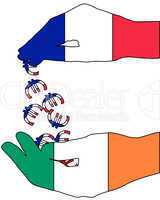 Französische Euros für Irland