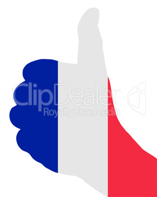 Französisches Handzeichen