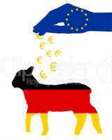 Deutsches Lamm mit EU Subventionen