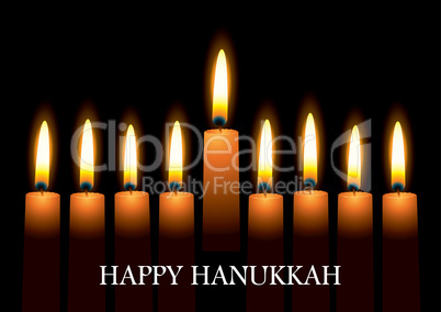 Hanukkah candles