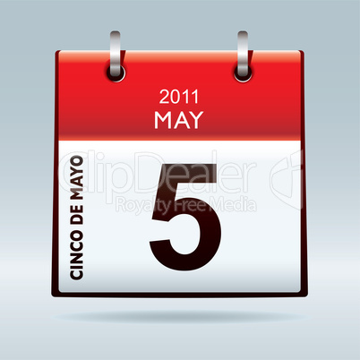 Cinco De Mayo calendar icon