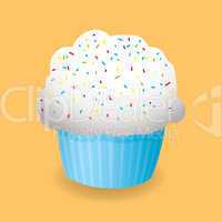 cartoon cupcake