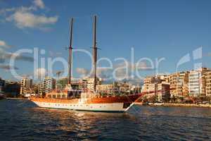 Segelschiff in Malta
