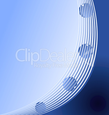Realistic illustration of blue abstract stripped background