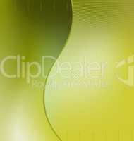 Illustration the green abstract background