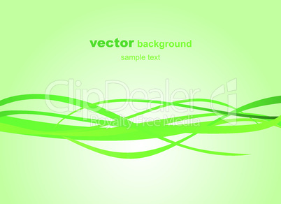 Illustration of Abstract green  background