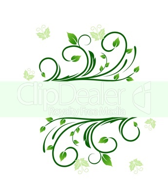 Floral decorative background