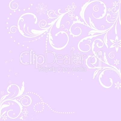 Illustration floral background