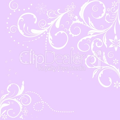 Illustration floral background