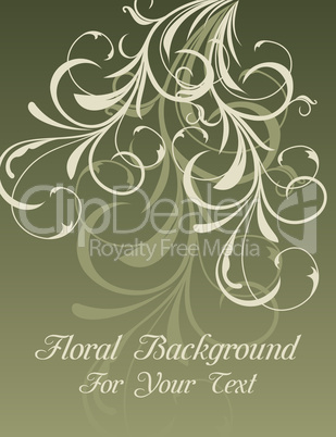 Illustration floral background