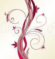 Abstract floral background