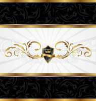 Ornate golden decorative frame