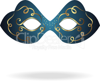 realistic carnival or theater mask