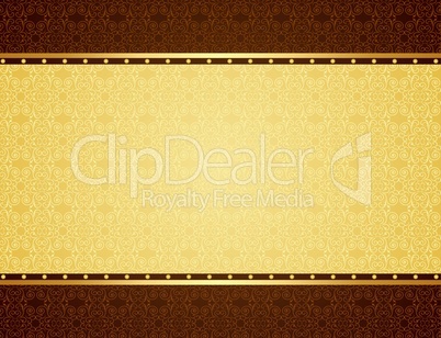 Gold background for design of cards and invitation