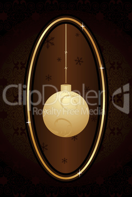 Decorative christmas frame
