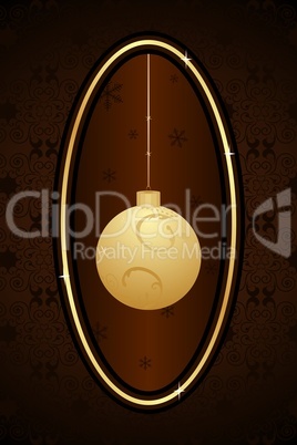 Decorative christmas frame