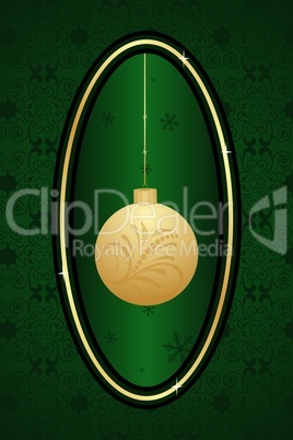 Decorative christmas frame